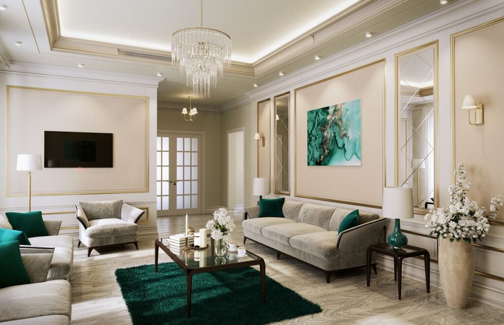 "صباغ هندي يقوم بتنفيذطلاء بلون بيج"